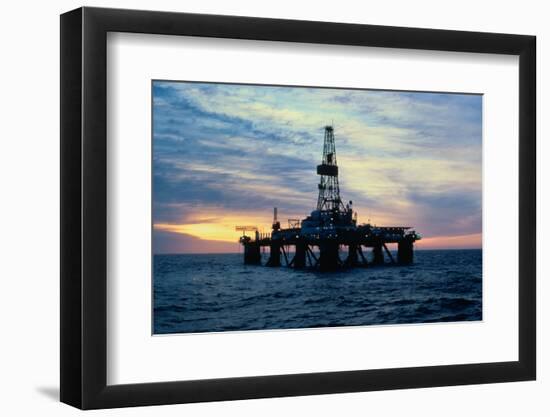 Oil Drilling Rig-null-Framed Photographic Print