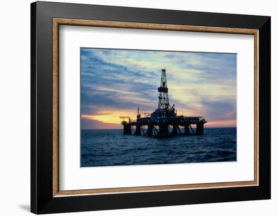 Oil Drilling Rig-null-Framed Photographic Print