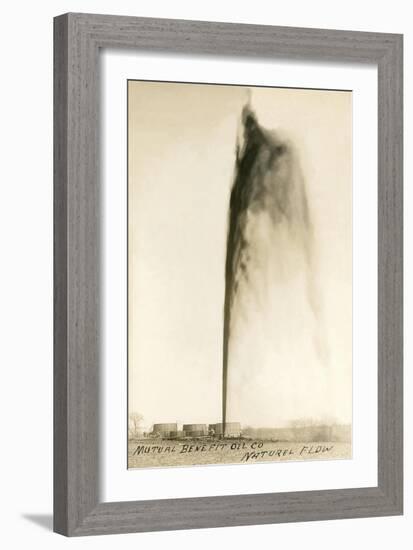 Oil Gusher-null-Framed Art Print