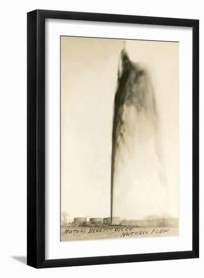 Oil Gusher-null-Framed Art Print