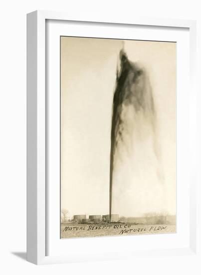 Oil Gusher-null-Framed Art Print