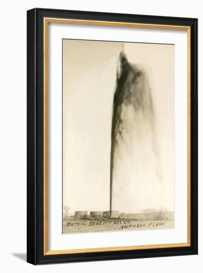 Oil Gusher-null-Framed Art Print