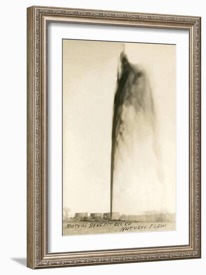 Oil Gusher-null-Framed Premium Giclee Print