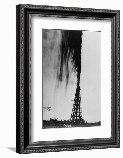 Oil Gushing Over-null-Framed Photographic Print