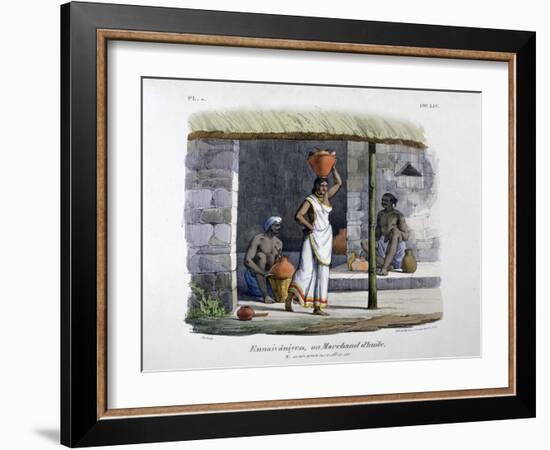 Oil Merchant, 1828-Marlet et Cie-Framed Giclee Print