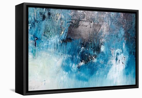 Oil Painting Abstract Texture Background-malija-Framed Premier Image Canvas