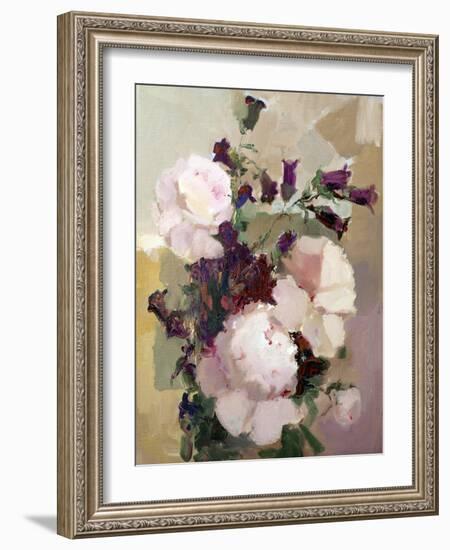 Oil Painting of Flowers.-DenKuvaiev-Framed Photographic Print