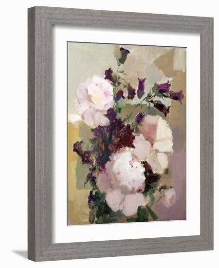 Oil Painting of Flowers.-DenKuvaiev-Framed Photographic Print