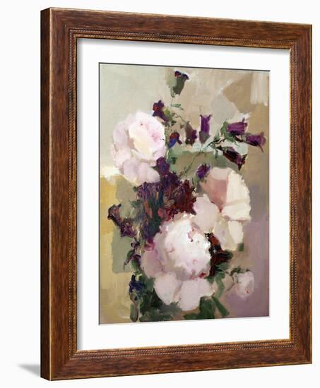 Oil Painting of Flowers.-DenKuvaiev-Framed Photographic Print