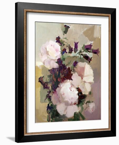 Oil Painting of Flowers.-DenKuvaiev-Framed Photographic Print