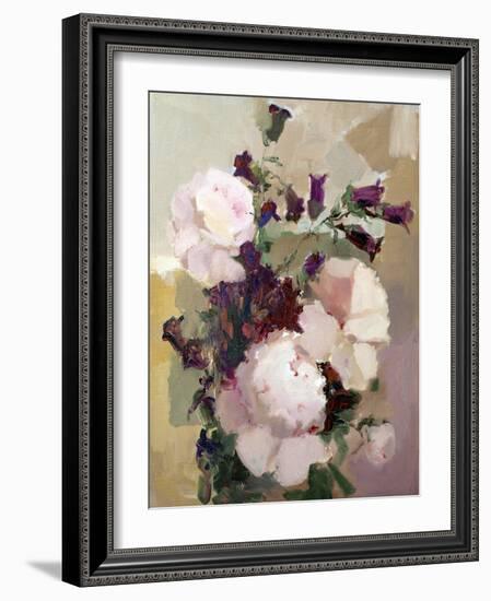 Oil Painting of Flowers.-DenKuvaiev-Framed Photographic Print