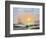 Oil Painting On Canvas , Sailboat Against A Background Of Sea Sunset-Lilun-Framed Art Print