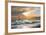 Oil Painting On Canvas , Sailboat Against A Background Of Sea Sunset-Lilun-Framed Art Print