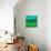 Oil Painting Texture. Green And Blue-landio-Mounted Art Print displayed on a wall