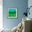 Oil Painting Texture. Green And Blue-landio-Framed Premium Giclee Print displayed on a wall