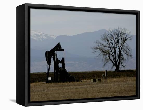 Oil Prices-Ed Andreiski-Framed Premier Image Canvas