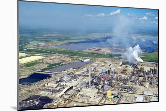Oil Processing Plant, Athabasca Oil Sands-David Nunuk-Mounted Photographic Print
