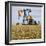 Oil Pump In a Wheat Field-Tony Craddock-Framed Premium Photographic Print