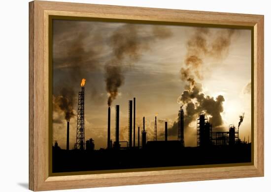 Oil Refinery at Curacao-Paul Souders-Framed Premier Image Canvas