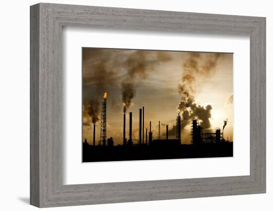 Oil Refinery at Curacao-Paul Souders-Framed Photographic Print