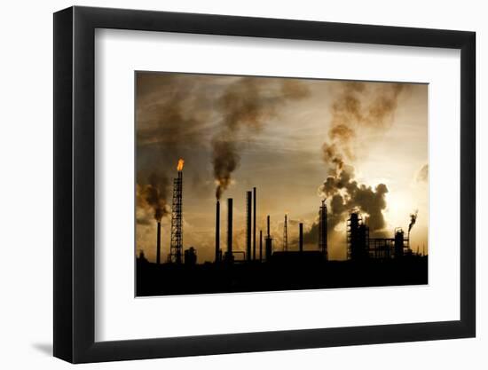 Oil Refinery at Curacao-Paul Souders-Framed Photographic Print