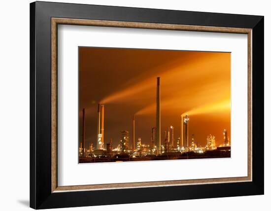 Oil Refinery at Curacao-Paul Souders-Framed Photographic Print