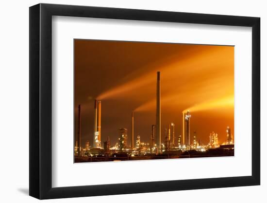 Oil Refinery at Curacao-Paul Souders-Framed Photographic Print