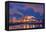 Oil Refinery At Night-David Nunuk-Framed Premier Image Canvas