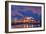 Oil Refinery At Night-David Nunuk-Framed Photographic Print