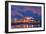 Oil Refinery At Night-David Nunuk-Framed Photographic Print