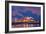 Oil Refinery At Night-David Nunuk-Framed Photographic Print