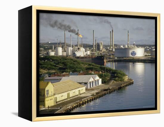 Oil Refinery, Willemstad, Curacao, West Indies, Central America-Ken Gillham-Framed Premier Image Canvas