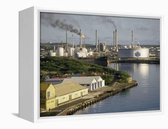 Oil Refinery, Willemstad, Curacao, West Indies, Central America-Ken Gillham-Framed Premier Image Canvas