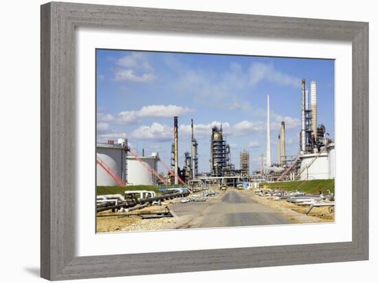 Oil Refinery-Paul Rapson-Framed Photographic Print