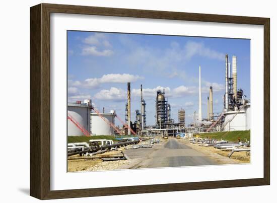 Oil Refinery-Paul Rapson-Framed Photographic Print