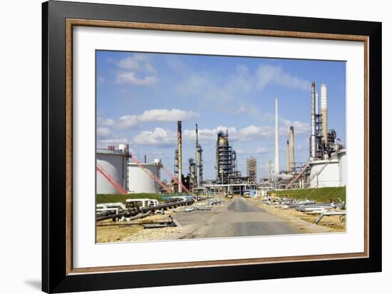 Oil Refinery-Paul Rapson-Framed Photographic Print