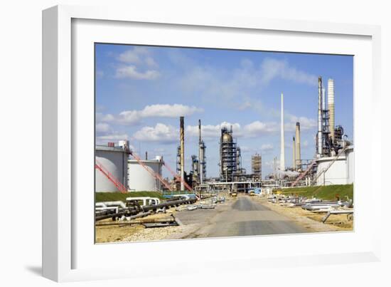 Oil Refinery-Paul Rapson-Framed Photographic Print