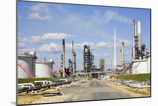 Oil Refinery-Paul Rapson-Mounted Photographic Print