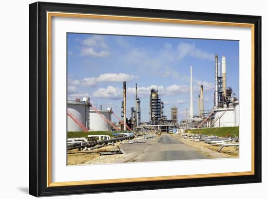 Oil Refinery-Paul Rapson-Framed Photographic Print