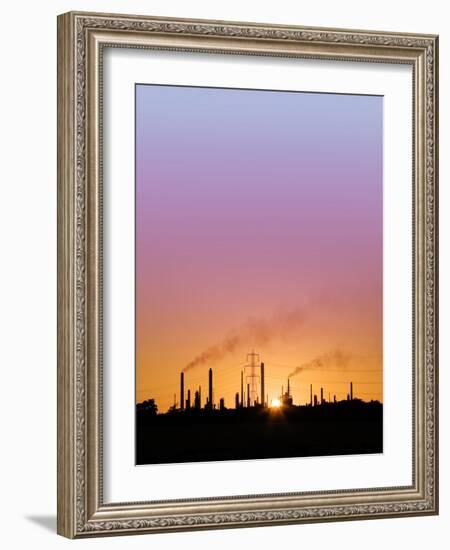 Oil Refinery-Paul Rapson-Framed Photographic Print