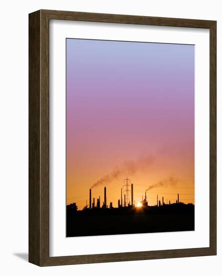 Oil Refinery-Paul Rapson-Framed Photographic Print