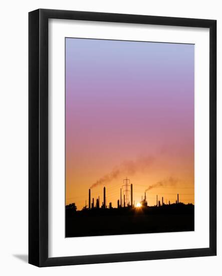 Oil Refinery-Paul Rapson-Framed Photographic Print