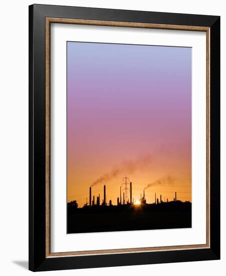 Oil Refinery-Paul Rapson-Framed Photographic Print