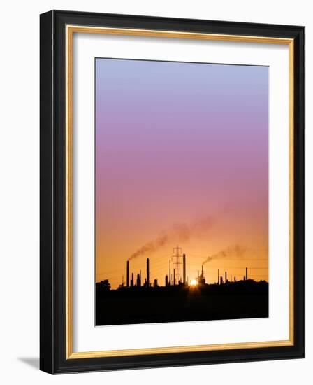 Oil Refinery-Paul Rapson-Framed Photographic Print