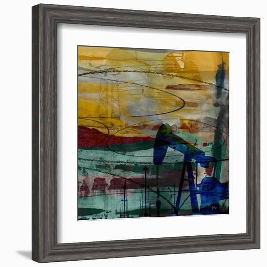 Oil Rig Abstract-Sisa Jasper-Framed Art Print