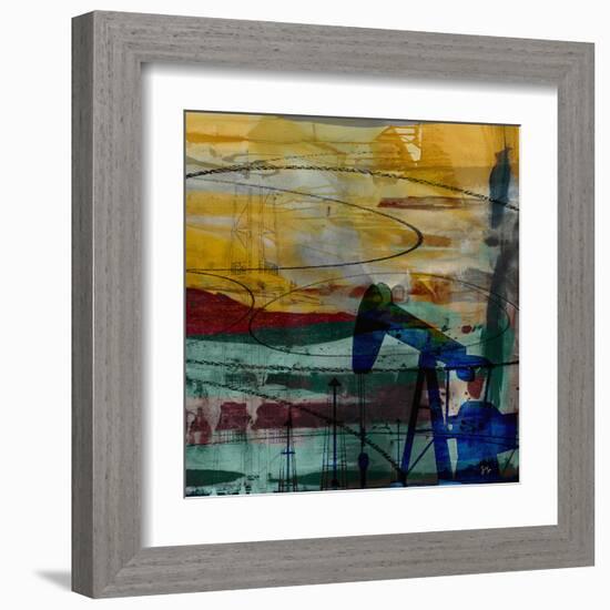 Oil Rig Abstract-Sisa Jasper-Framed Art Print