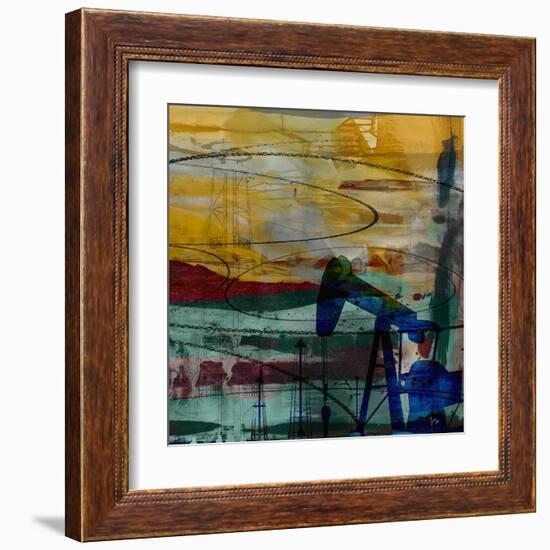 Oil Rig Abstract-Sisa Jasper-Framed Art Print