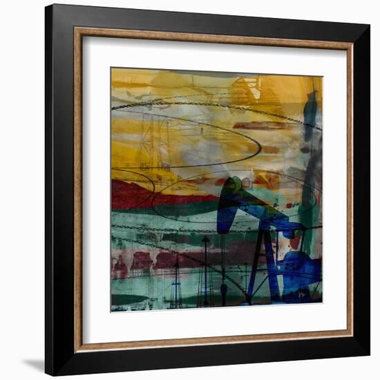 Oil Rig Abstract-Sisa Jasper-Framed Art Print