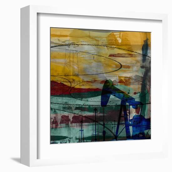 Oil Rig Abstract-Sisa Jasper-Framed Art Print