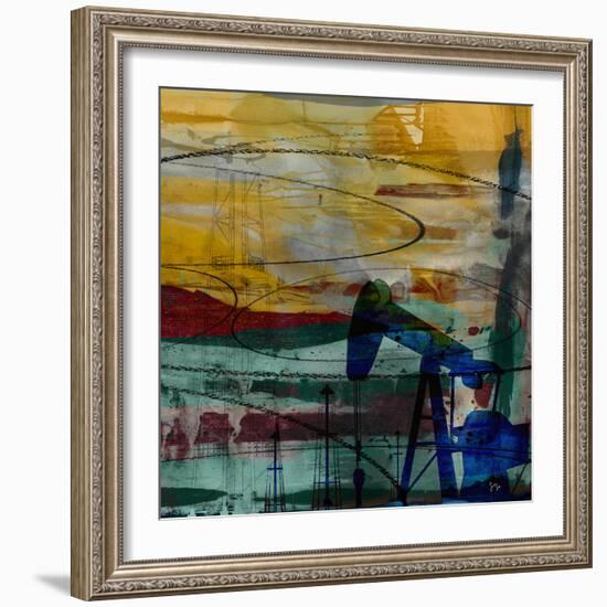 Oil Rig Abstract-Sisa Jasper-Framed Art Print